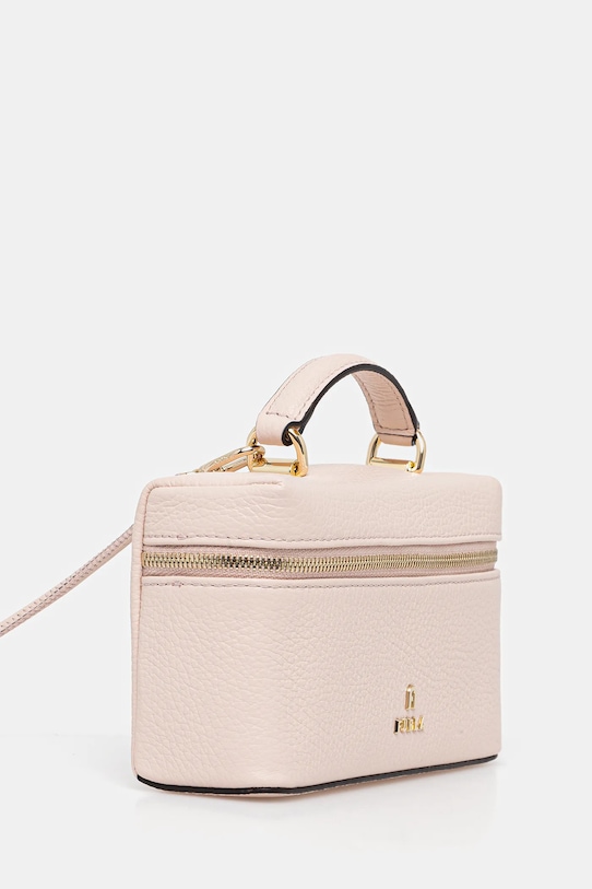 Furla poșetă de piele WE00625.HSF000.0496S bej AW25