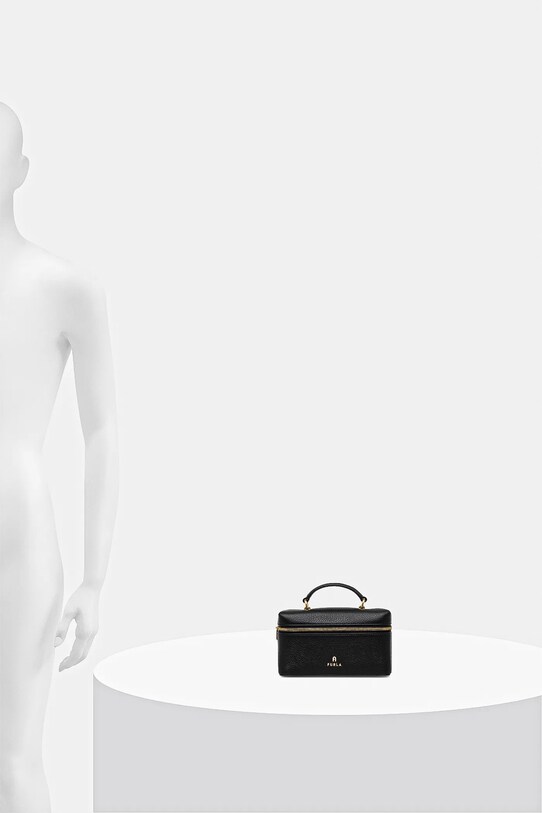 Kožená kabelka Furla WE00625.HSF000.O6000 černá