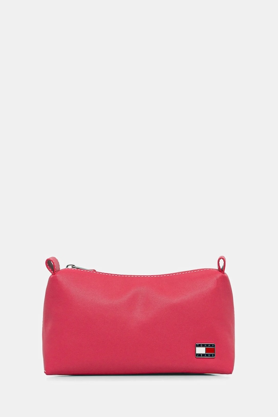 Tommy Jeans borsa da toilette applique rosa AW0AW17878