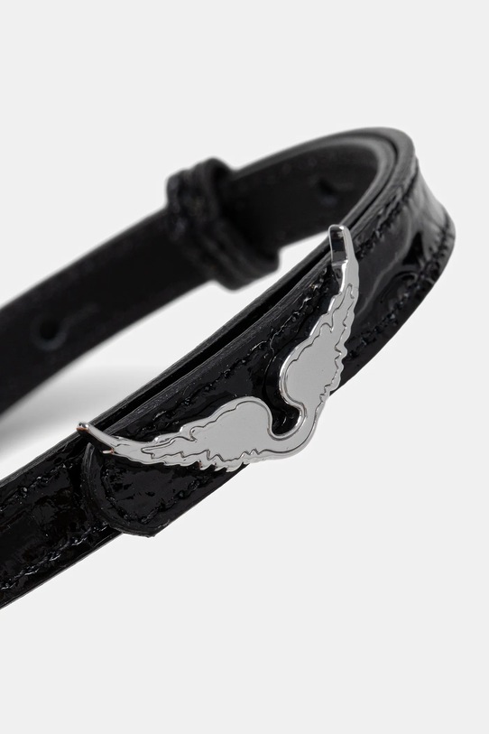 Кожаный браслет ZADIG&VOLTAIRE OWJW01751 чёрный AW25