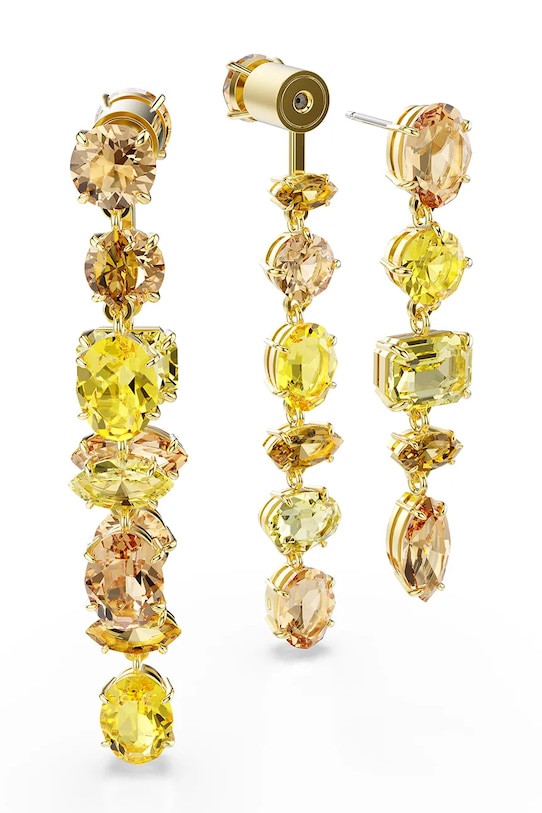 Swarovski fülbevaló GEMA arany 5718073