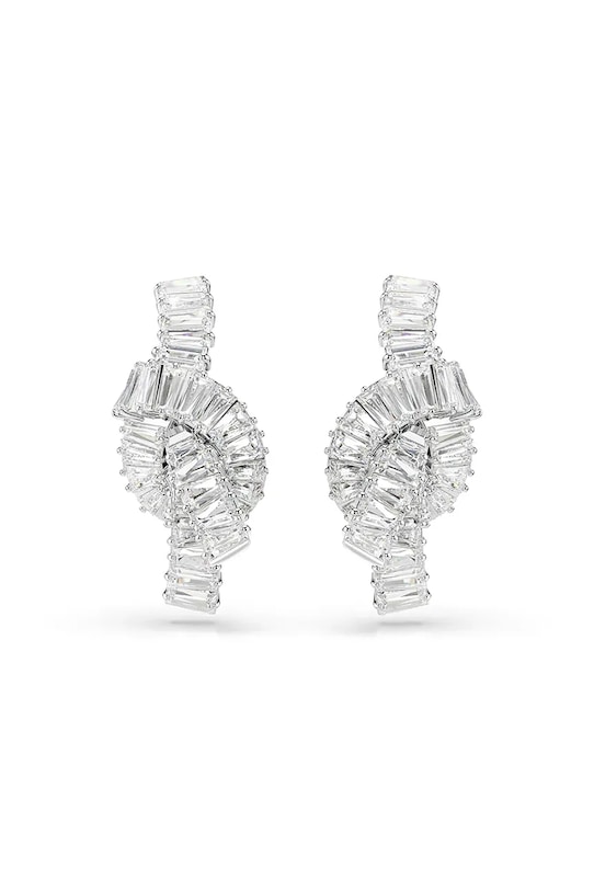 Náušnice Swarovski MATRIX zirkonie stříbrná 5727040