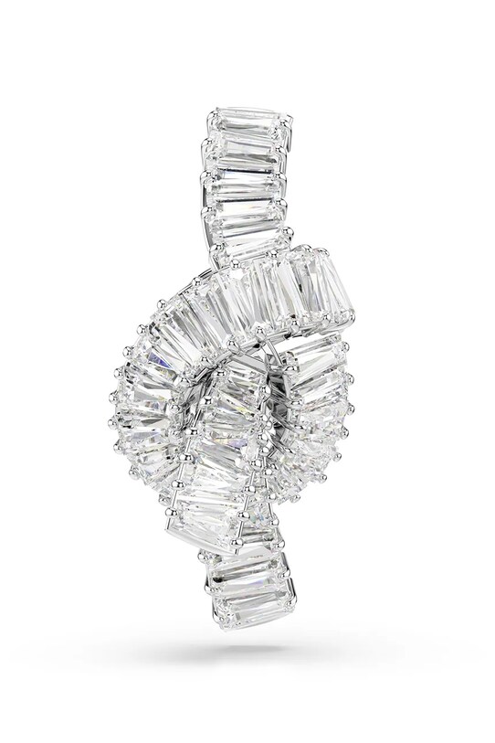 Swarovski broszka MATRIX cyrkonia srebrny 5731102
