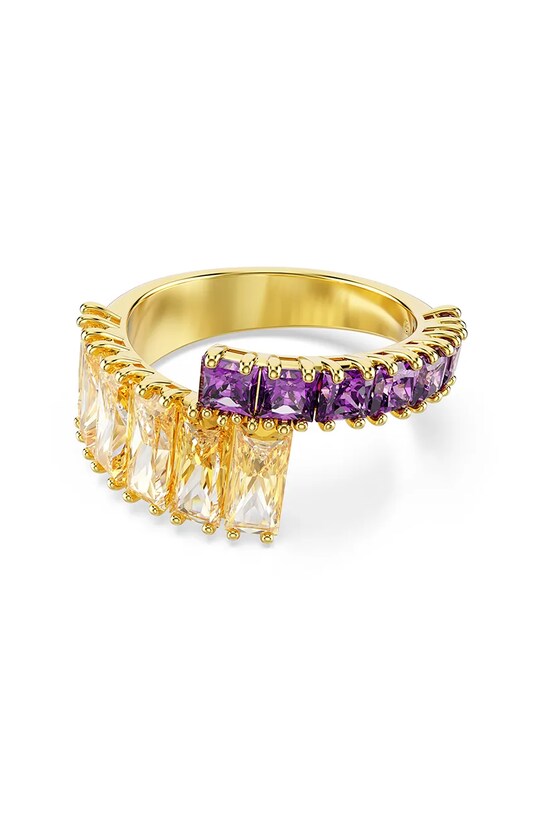Swarovski pierścionek MATRIX cyrkonia złoty 5722448