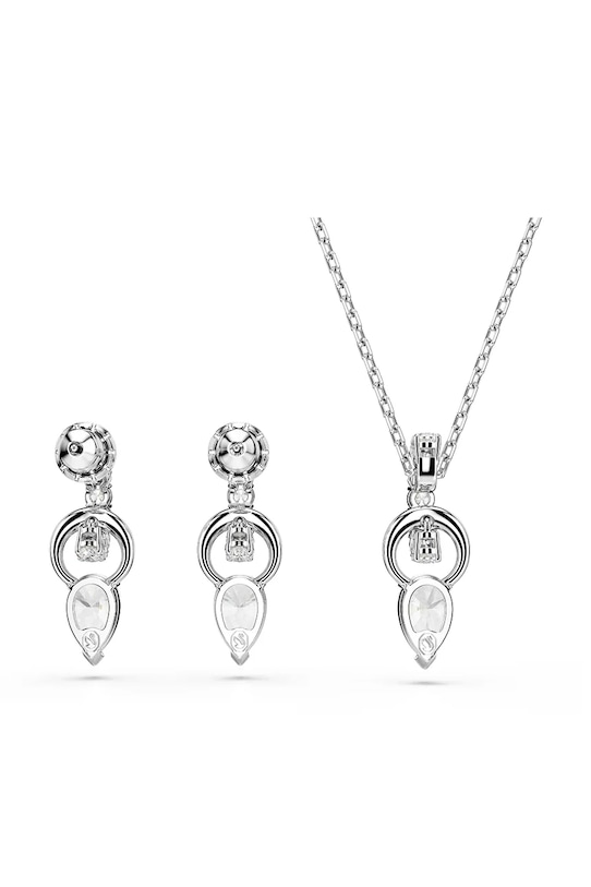 Кольє і сережки Swarovski MESMERA срібний 5723197