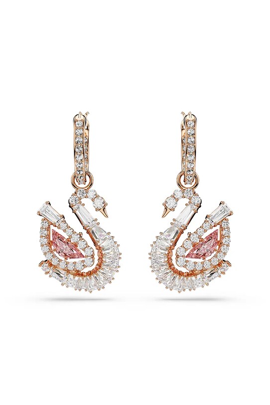 Náušnice Swarovski SWAN 5732415 zlatá AW25
