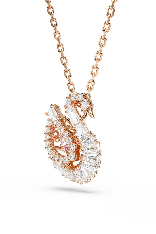 Swarovski naszyjnik SWAN złoty 5732414