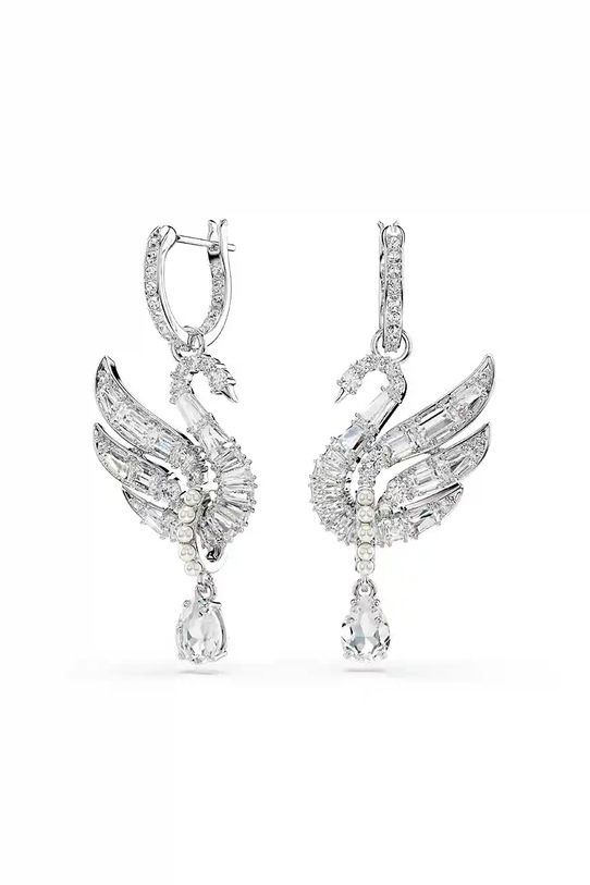 Swarovski kolczyki SWAN cyrkonia srebrny 5723388