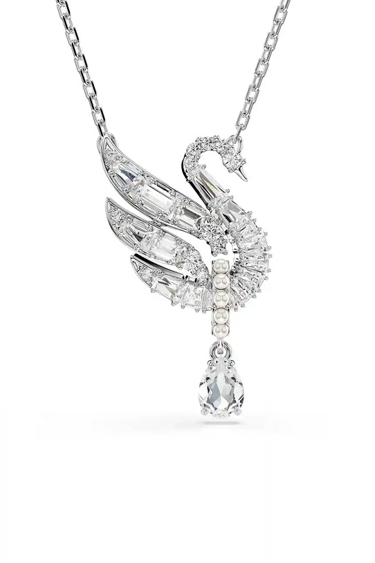 Swarovski naszyjnik SWAN cyrkonia srebrny 5723387