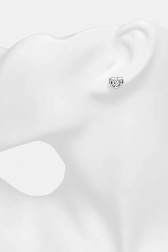 Doplnky Náušnice Guess L.O.V.E. JUBE05.466JW strieborná
