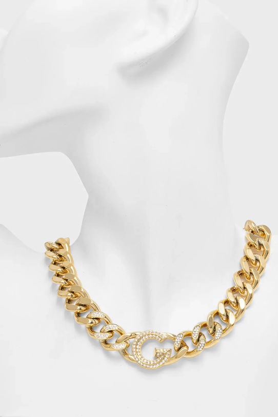 Akcesoria Guess naszyjnik G CRYSTAL JUBN05.432JW złoty