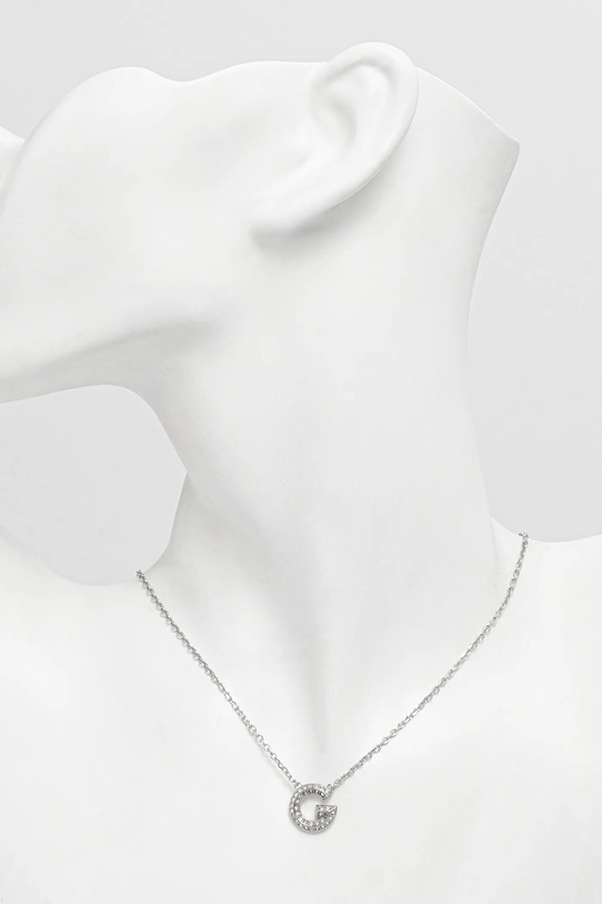 Accesorii Guess colier G CRYSTAL JUBN05.441JW argintiu