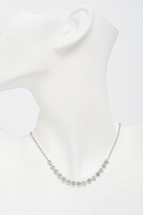 Accesorii Guess colier L.O.V.E. JUBN05.471JW argintiu