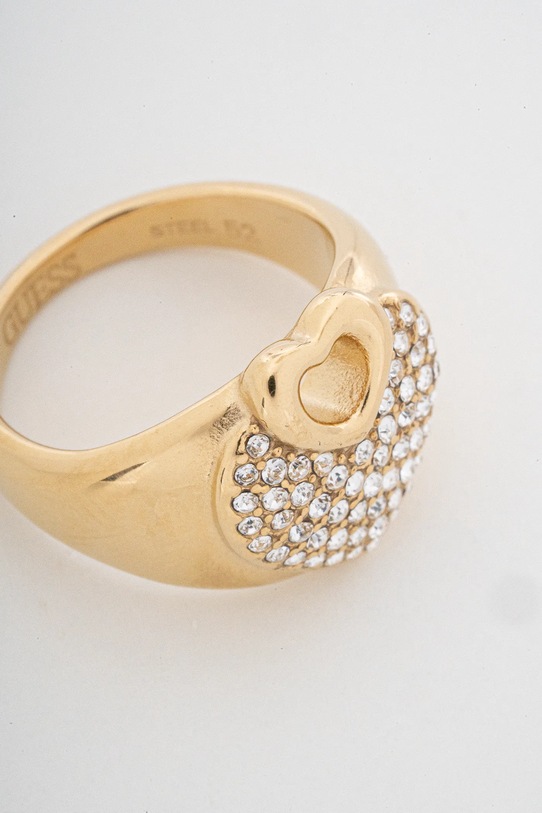Prsteň Guess CRAZY IN LOVE JUBR05.215JW zlatá AA00