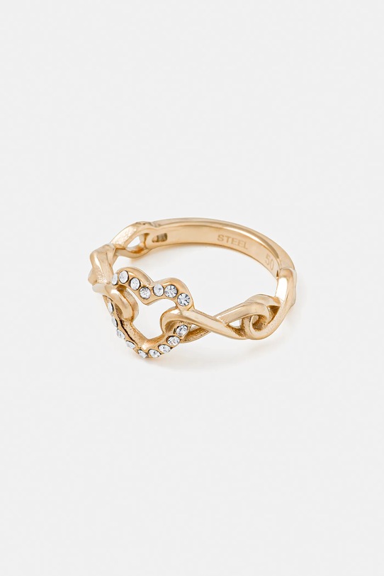 Prsteň Guess ICONIQUE zlatá JUBR05.532JW