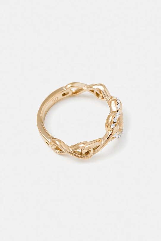 Prsteň Guess ICONIQUE JUBR05.532JW zlatá AW25