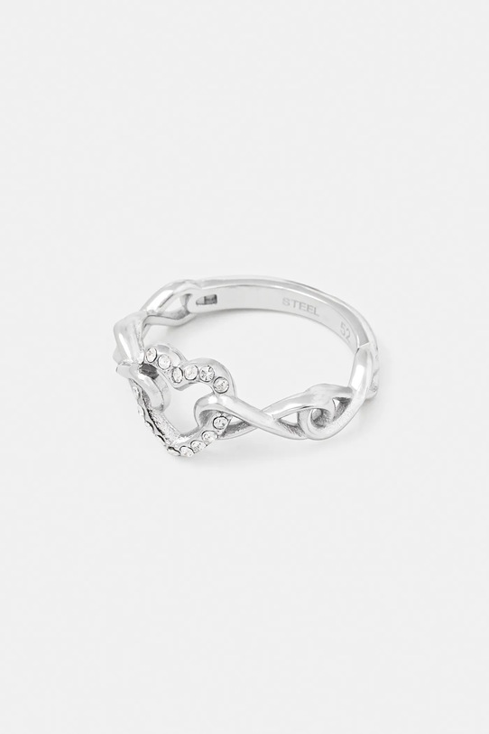 Prsteň Guess ICONIQUE strieborná JUBR05.532JW