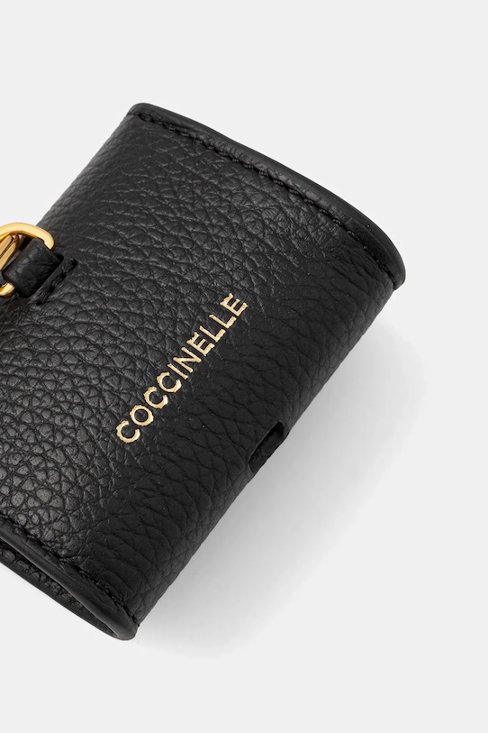 Coccinelle bőr kulcstartó COCCINELLE BEAT SOFT E2.MF6.41.02.01 fekete AW25