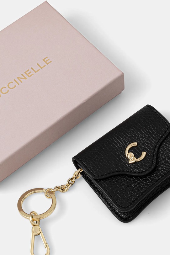 Kožená klíčenka Coccinelle COCCINELLE C-ME černá E2.SSL.41.03.01