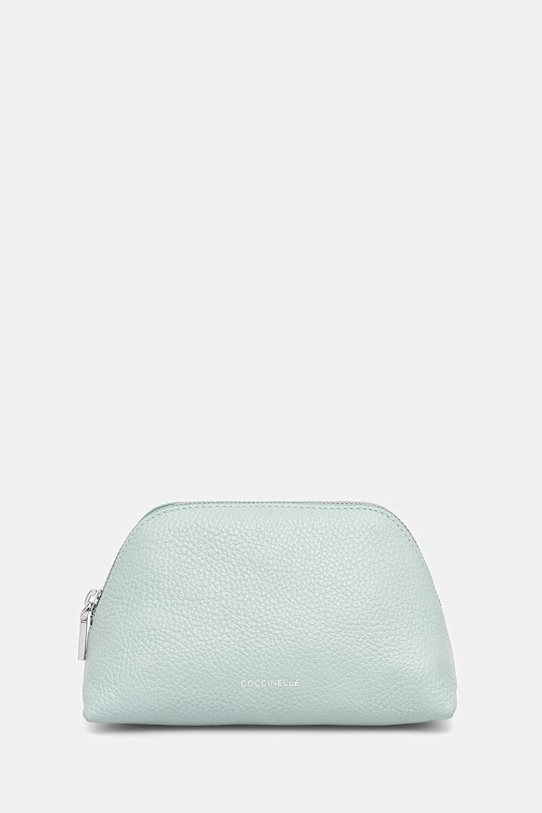 Coccinelle kosmetyczka skórzana turkusowy E5.TMF.25.01.01