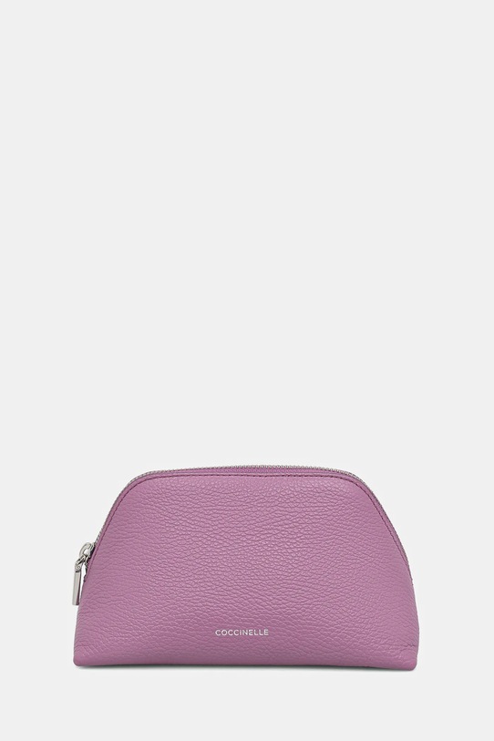 Coccinelle kosmetyczka skórzana 3-pack E5.TMF.25.04.01 fioletowy AW25