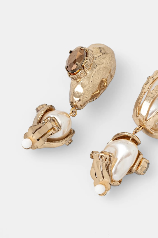 Weekend Max Mara klipsy 2525756114600 złoty AW25