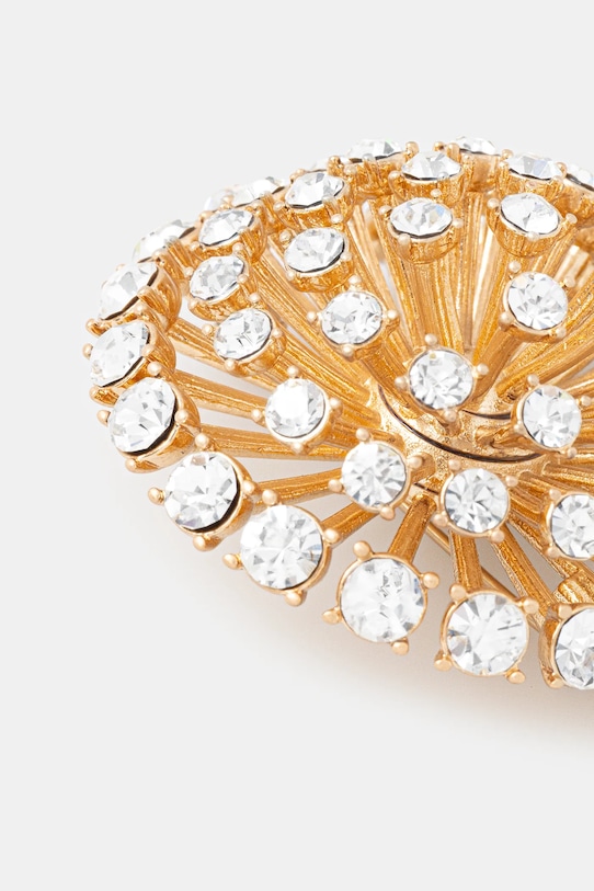 Weekend Max Mara broszka 2525756174600 złoty AW25