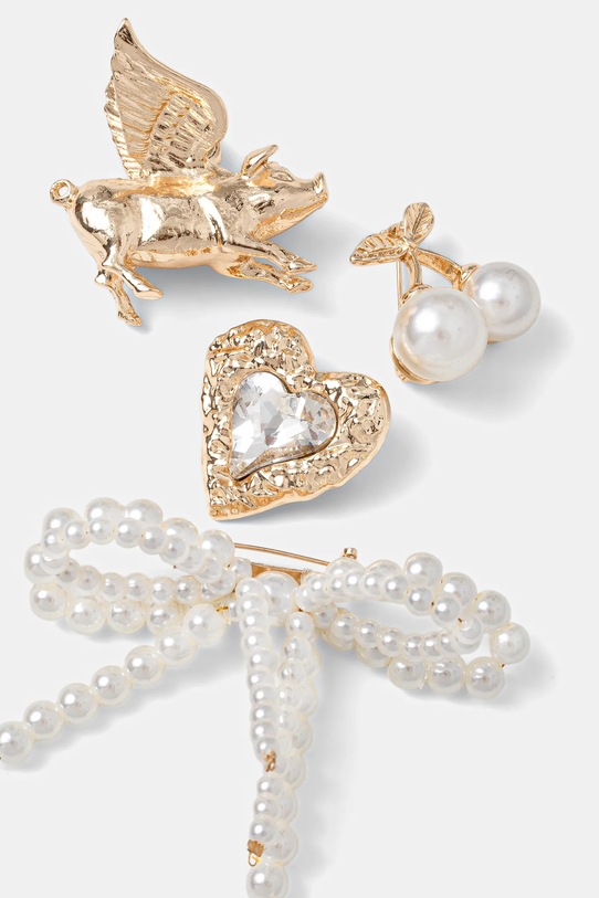 Броши Aldo 4 шт COCQUETTEPINS.102 бежевый AW25