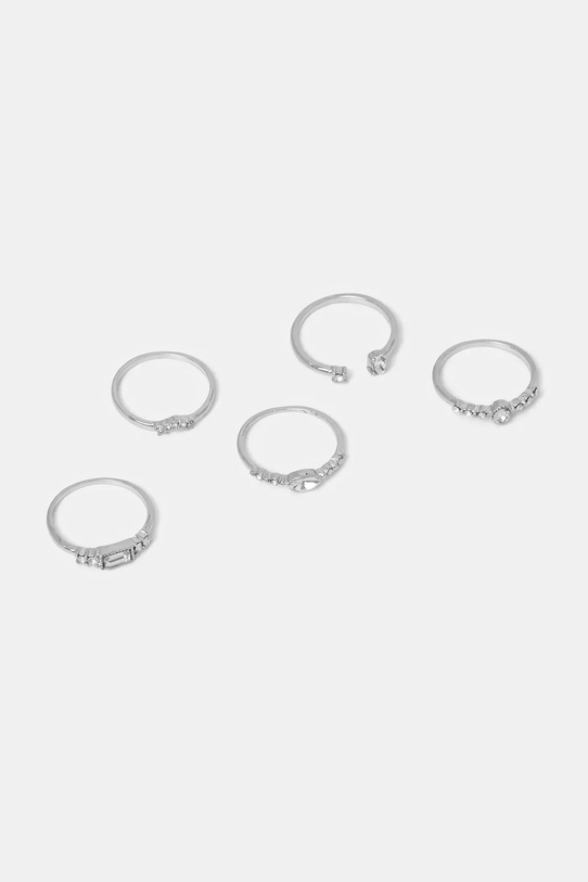 Aldo pierścionek 5-pack 5-pack srebrny FARALDEN.973