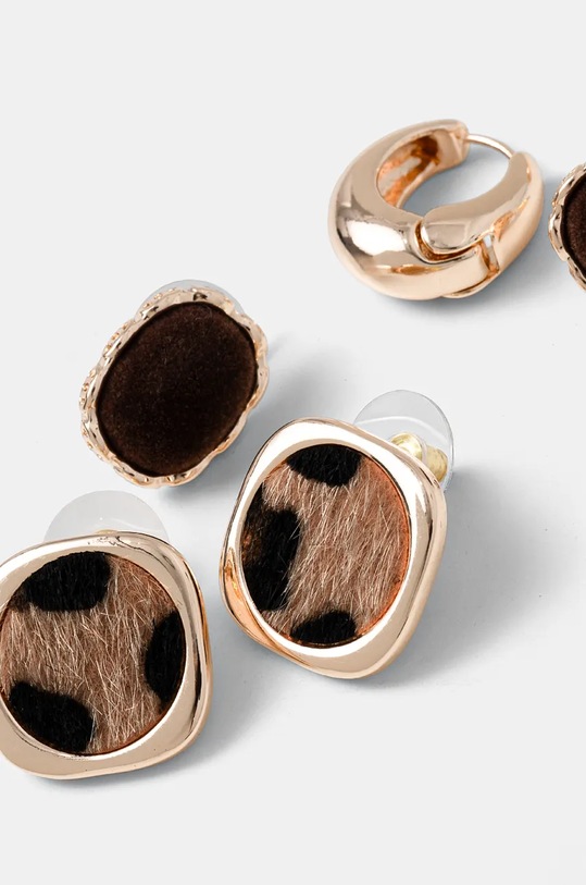 Aldo kolczyki 3-pack WILDCHIC.240 brązowy AW25