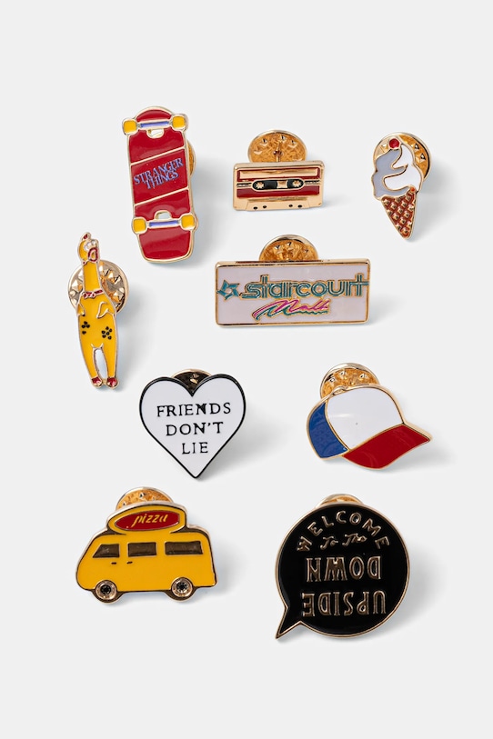 Значки Aldo 9-pack барвистий HAWKINS1987.961