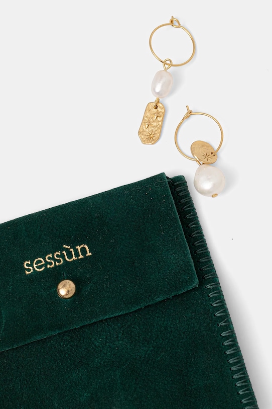 Позлатени обици Sessun 24104007 злато AW25