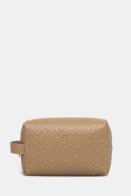 Kozmetická taška Tommy Hilfiger béžová AW0AW17951