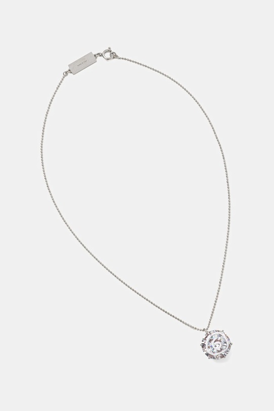 MM6 Maison Margiela naszyjnik cyrkonia srebrny SM7UU0080.P8372.971