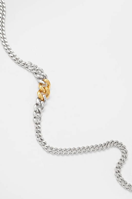 Stříbrný náhrdelník Tom Wood Dean Chain Duo 101250 zlatá AW25