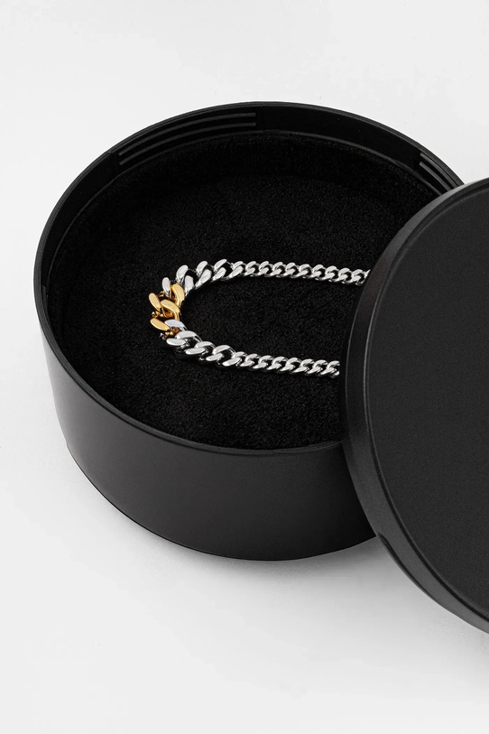 Stříbrný náhrdelník Tom Wood Dean Chain Duo zlatá 101250