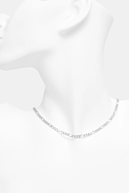 Akcesoria Tom Wood naszyjnik srebrny Bo Chain Medium 101263 srebrny