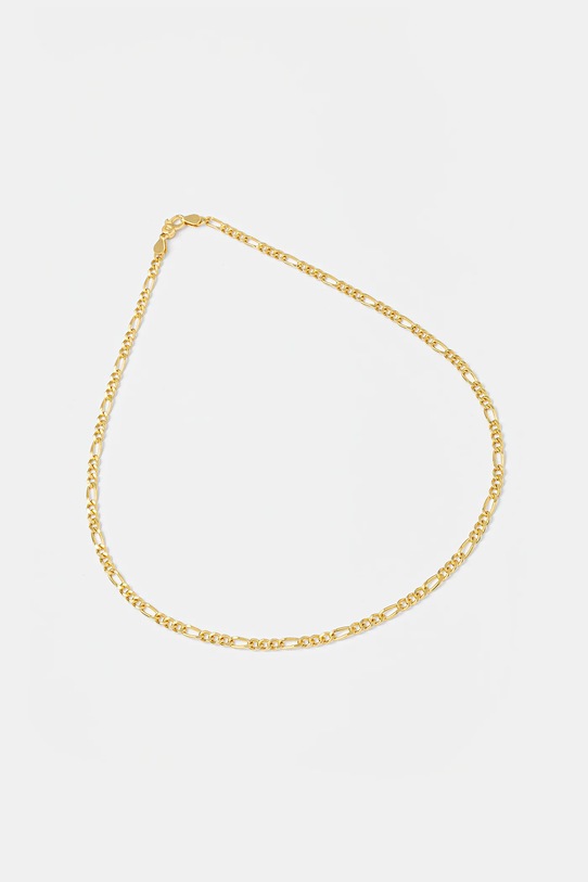 Pozlacený náhrdelník Tom Wood Bo Chain Medium Gold stříbro zlatá 101266