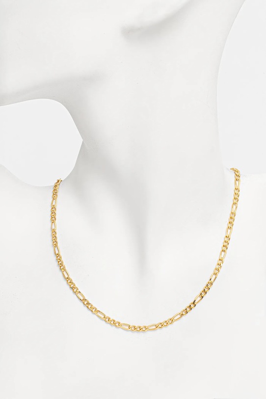 Αξεσουάρ Επιχρυσωμένο κολιέ Tom Wood Bo Chain Medium Gold 101266 χρυσαφί