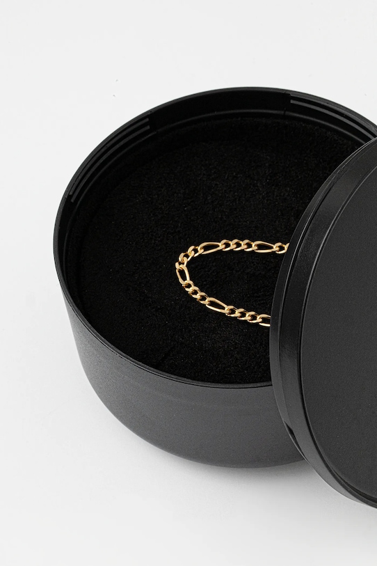 Επιχρυσωμένο κολιέ Tom Wood Bo Chain Medium Gold χρυσαφί 101266