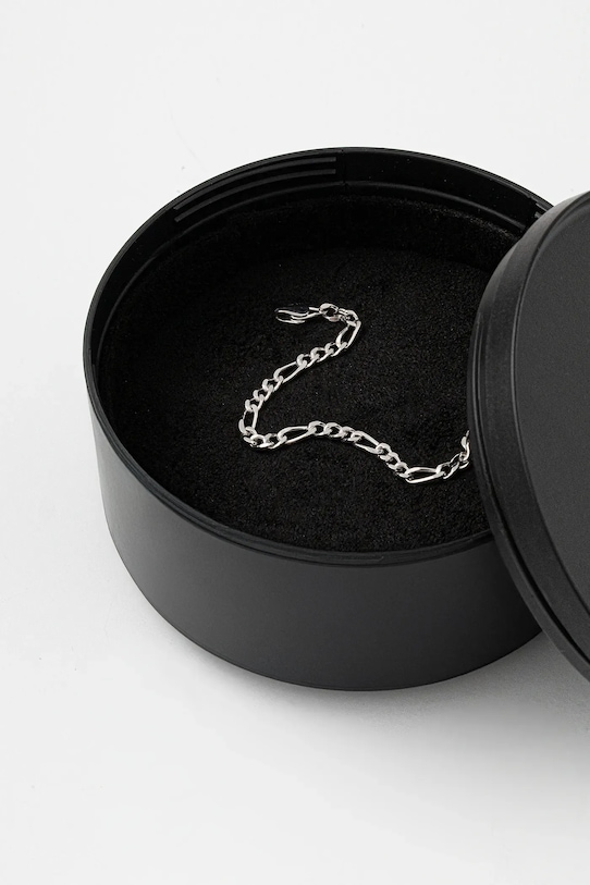 Аксессуары Серебряный браслет Tom Wood Bo Bracelet Medium 101269 серебрянный