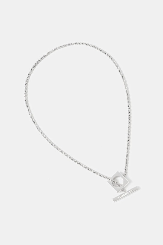 Tom Wood naszyjnik srebrny Square Rope Chain srebro srebrny 101428