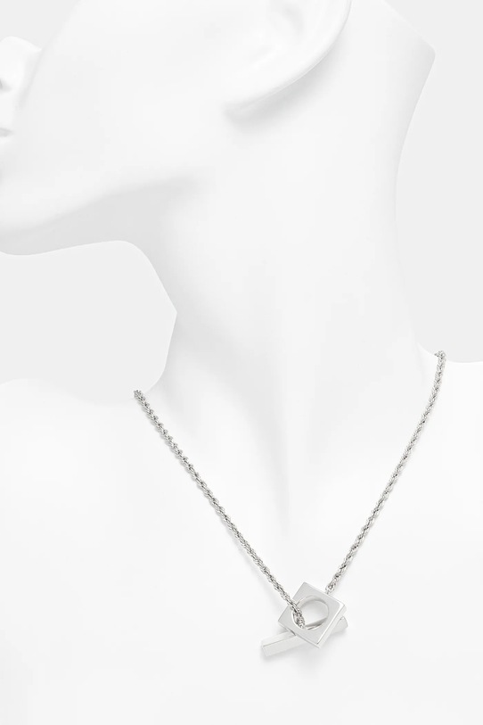 Akcesoria Tom Wood naszyjnik srebrny Square Rope Chain 101428 srebrny