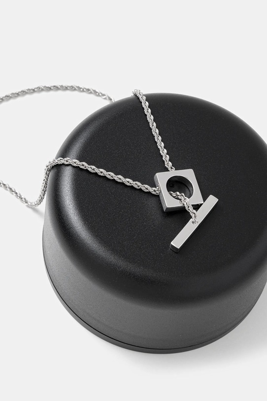 Tom Wood naszyjnik srebrny Square Rope Chain srebrny 101428