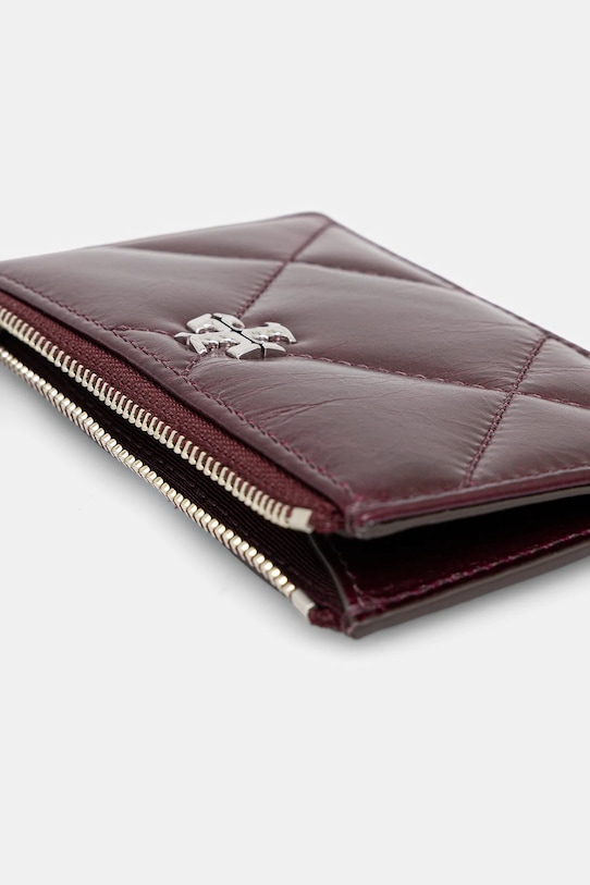 Doplnky Kožená peňaženka Tory Burch Kira Diamond Quilt 174398.500 červená