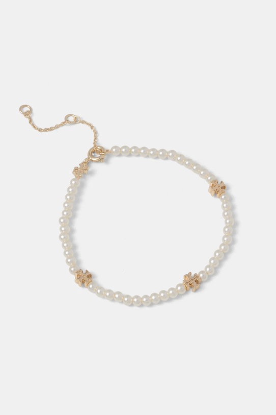 Tory Burch bransoletka Kira Pearl Bracelet biały 171219.137