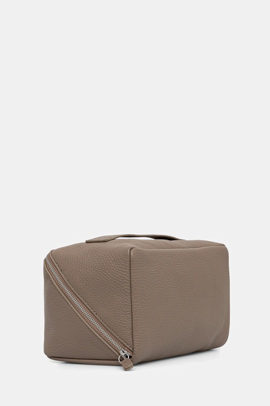 Coccinelle kosmetyczka skórzana E5.MUK.95.G2.01 beżowy AW25