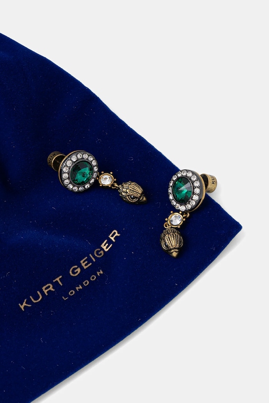Náušnice Kurt Geiger London OCTAVIA zelená 5038270429