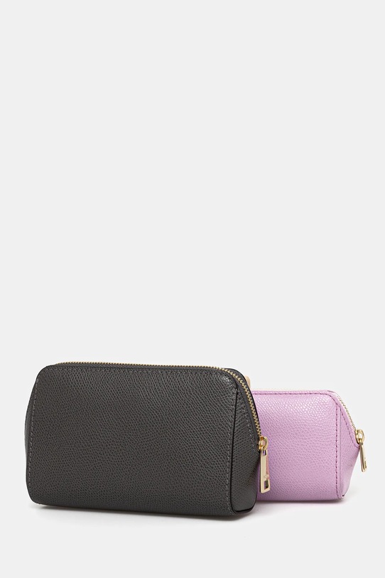 Αξεσουάρ Δερμάτινη τσάντα καλλυντικών Furla 2-pack WE00453.ARE000.4313S γκρί