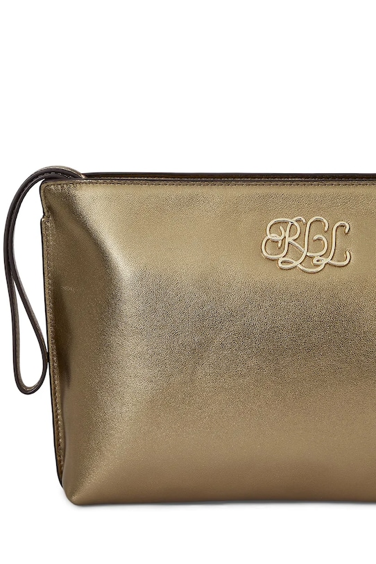 Аксессуары Кожаная косметичка Lauren Ralph Lauren 432981192 золотой